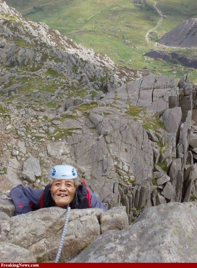 Mountain-Climbing-old lady