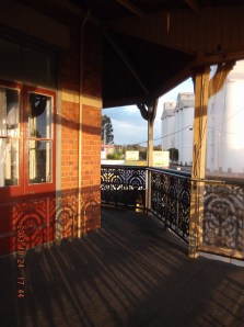 On the verandah of my hotel