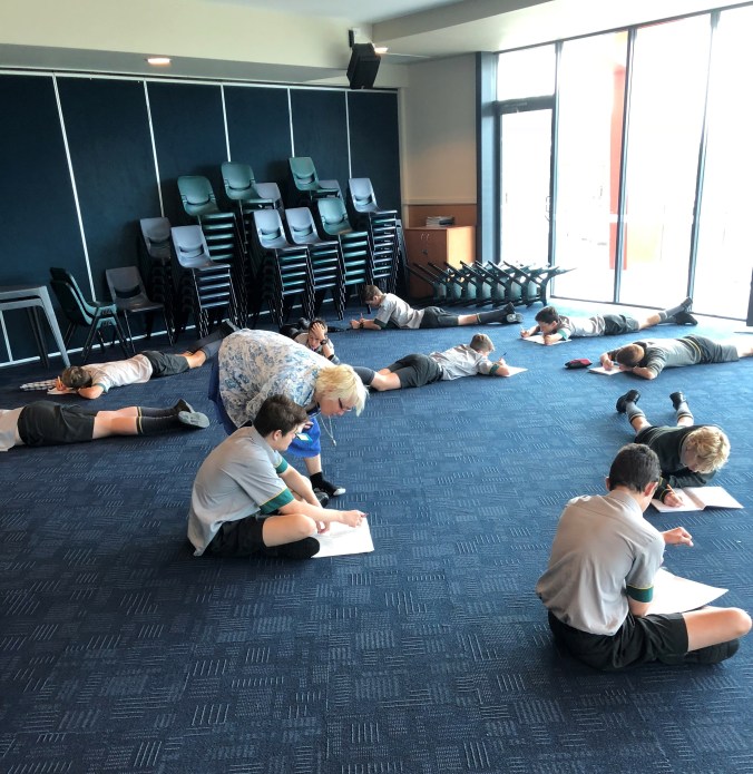 st pat's boys writing