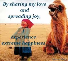 sharing my love and spreading joy