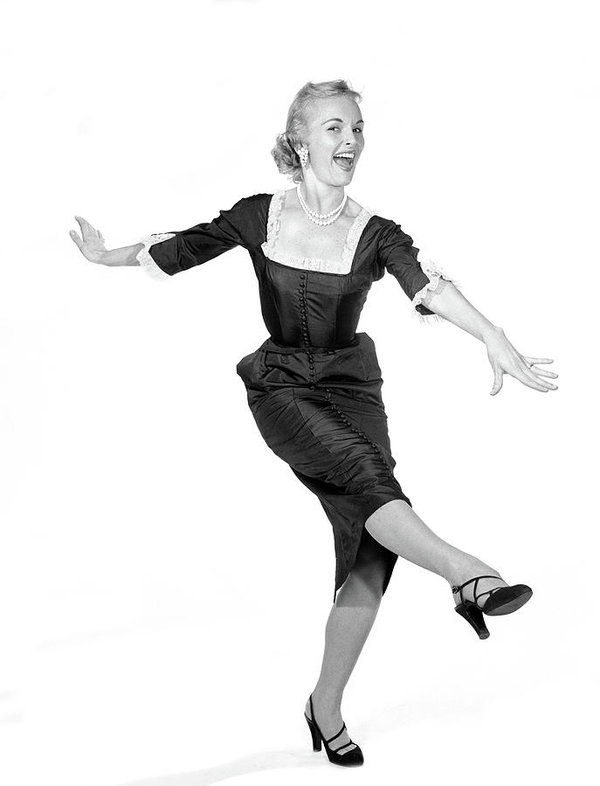 1950s-laughing-happy-excited-woman-vintage