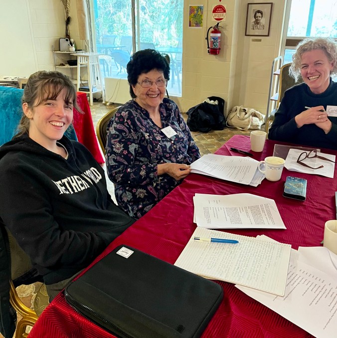 Friendly small feedback groups to help refine your work