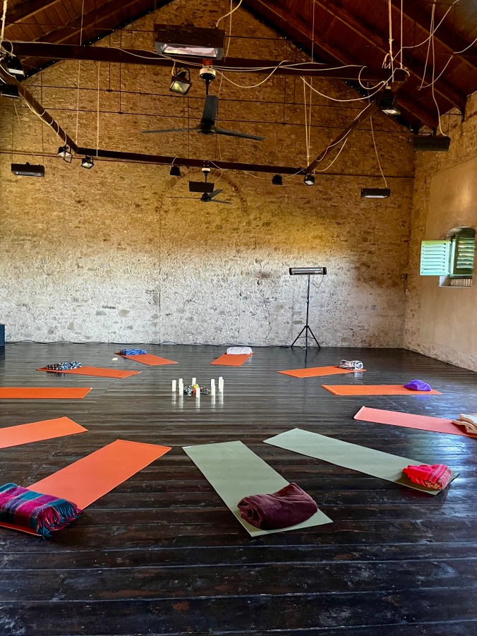 Yoga shala - Incredible Italy Writing Retreat 2025
