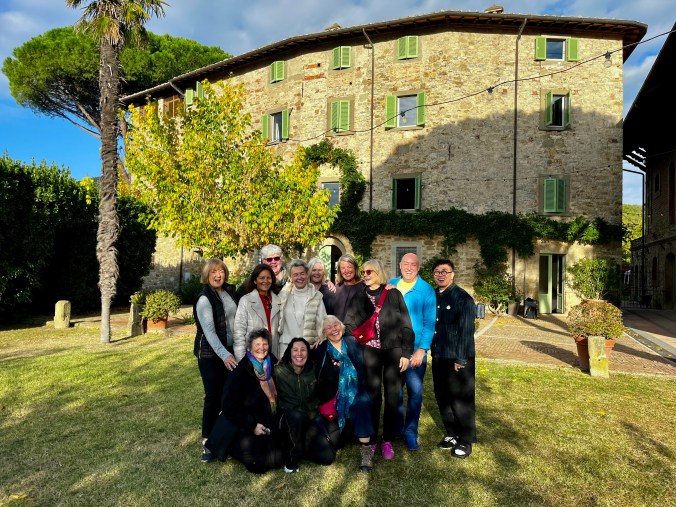 Incredible Italy Writing Retreat gang 2025
